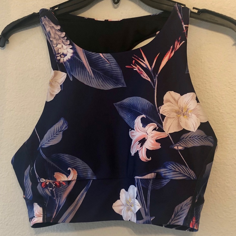 Zella, Hawaiian print, sports bra